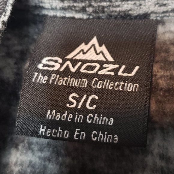 Snozu Platinum Collection Black Space Dye Fleece Jacket - Picture 10 of 13